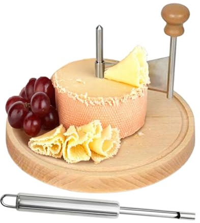 Dopsyesn Cortador Para Ruedas De Queso - Rallador Manual Portátil Multifuncional Resistente Al Óxido | Cortador Rizador Para Chocolate Y Queso,para Restaurantes Hogares Pastelerías y Fiestas