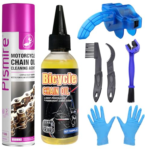 TaimeiMao Lot de 7 outils de nettoyage de chaîne de vélo