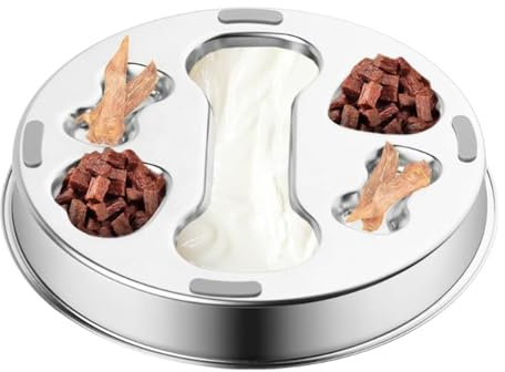 Stainless Steel Non Slip Reversible Slow Feeder Bowl