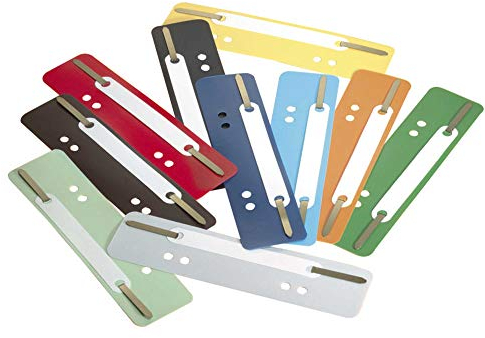 DURABLE Heftstreifen Flexi, 34 x 150 mm, farbig sortiert, Sie erhalten 1 Packung, Packungsinhalt: 250 Stück