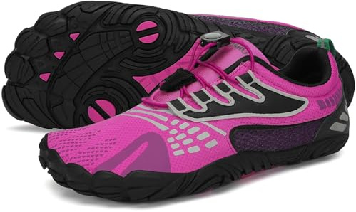 SAGUARO Unisex barfotaskor, spårskor, snabbtorkande vattensportskor, storlek 36–47, - 057 lila - 42 EU