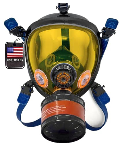 Parcil Distribution ST-100X Light Amber Full Face Respirator