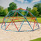VESKA Klettergerüst DomeClimber Kinder Metall Kletterkuppel Geodome (10FT - 305cm, blau/rot)