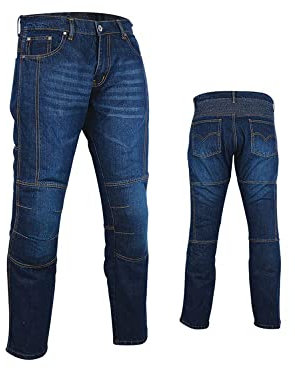 ARISTA Pantalon DE Moto Vaquero Kevlar Denim Talla L