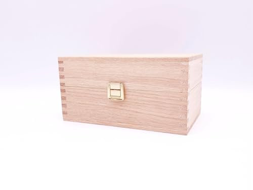 Scatola per munizioni in legno per armi corte | scatola per cartucce 50 colpi | div.calibro (quercia, armi lunghe)