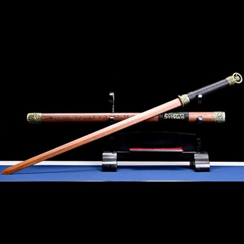Katana in legno da 104 cm,bokken fatto a mano con fodero in palissandro,katana in sandalo naturale con drago e fenice per allenamento di arti marziali,cosplay,oggetti di scena,esposizione,regali
