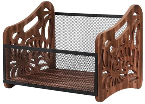 QILICZ Boîte de rangement pour disques vinyles 42 x 31 x 30 cm