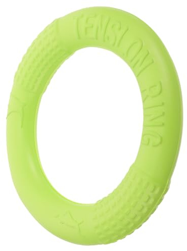 TOYANDONA Anello da Lancio per Cani in Eva Colore Verde Chiaro Giocattolo Interattivo per Divertimento e Addestramento all Aperto Uso Quotidiano per Cani e Animali Domestici