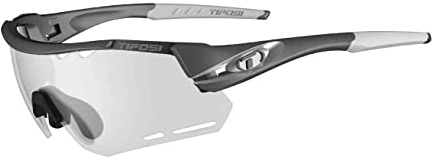 TIFOSI Alliant Fototec Light Night Lens Sunglasses: Fototec photochromic lens, lightweight, UV protection, adjustable ear and nose pieces, durable, hydrophilic rubber, Gunmetal