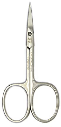 Baruffaldi 104 - Forbici per cuticole - Manicure e Pedicure - con Custodia Protettiva - forbicine per mani e piedi in acciaio - Made in Italy