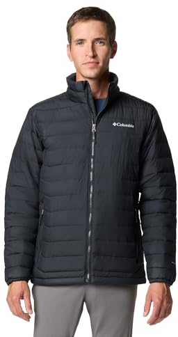 Columbia Men's Powder Lite Jacket, Puffer Jacket, Black, Size S
