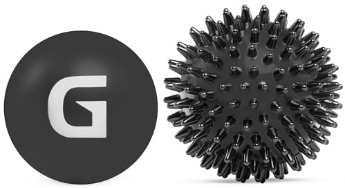Gallant Lacrosse and Spiky Massage Ball Set - for Trigger Point Therapy, Myofascial Release, Deep Tissue Muscle Relief, Plantar Fasciitis, Pilates, Yoga, and Back Pain - Physio Stress Relief Balls