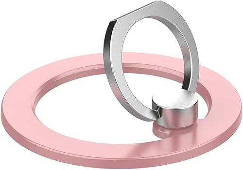 KOEMCY Soporte Magnético Anillo Rotación 360° Agarre Teléfono Móvil Aluminio Metálico Universal Ajustable Rotatorio