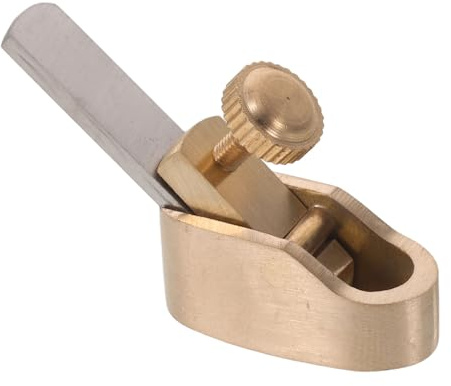 HONITANO Mini Hand Planer and DIY Woodworking Projects High Wear Resistance and Edge Retention, Metal Japanese Woodworking Hand Tool Compact Size for Wood for Violin Bridge Fitting
