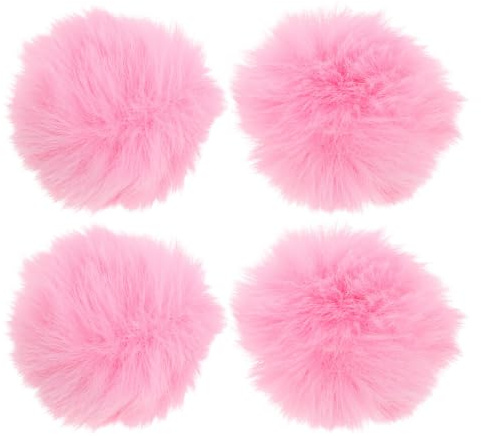 YARNOW 4 st vindskydd för kavajmikrofon - rosa vindskydd för lavaliermikrofon - brusreducerande för kavajmikrofon för intervju- och vlogginspelning