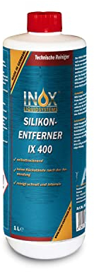 INOX® - Silikonentferner 1l IX400 | Der Silikonreiniger entfernt mühelos Fette, Öle & Silikon | Intensive Reinigung | Wachsentferner für Autolack | Besonders schonend