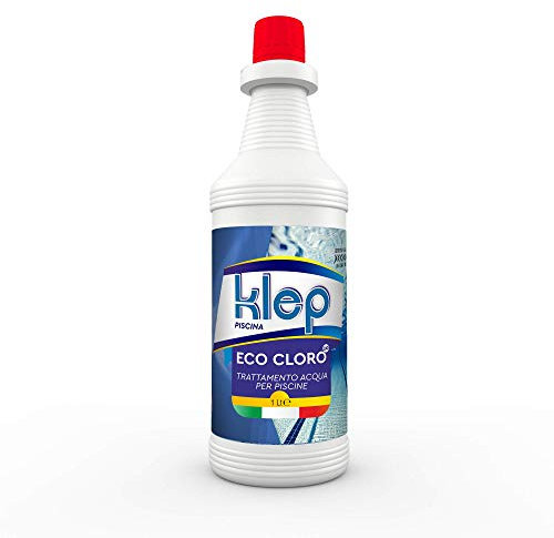 KLEP - Cloro Liquido Eco Cloro MULTIAZIONE Pulizia Manutenzione IGIENE TRIPLEX per Piscina E Spa 10 AZIONI 1 kg