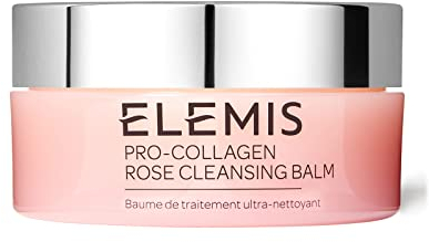 ELEMIS Pro-Collagen Cleansing Balm, 3in1 Melting Facial Cleanser for Deep Cleansing Wash, Infused with 9 Nourishing Essential Oils, Daily Moisturising Makeup Remover for Clean, Glowing Skin