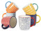 Selamica Kaffeetassen Set 6er, 295 ml Cappuccino Tassen, Kaffeebecher Porzellan für Cappuccino, Latte, Kakao, Milchtee, Spülmaschinengeeignet, Mikrowellenfest