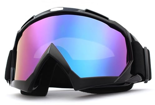 CZAYEFNH Skibrille Herren Damen, 3 Stück UV-Schutz Snowboard brille Anti Beschlag, Skibrille Verspiegelt,Geeignet für Outdoor Sportarten