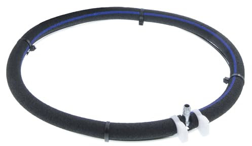 VIALIA Belüfterring für Koi Teich, Durchmesser: 31 cm, Teichbelüfter für große Teiche, Luftausströmer für gesunde Sauerstoffbalance, Teich Zubehör