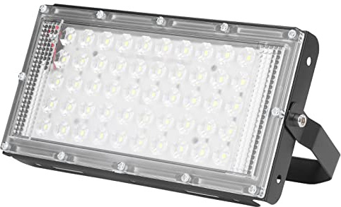 LED LIGHT LECHE 50W 12 V SEGURIDAD EXTERIOR Luz Súper Brillante a Prueba de Agua de Agua LED para Patio, Jardín, Garaje, Césped, Cancha