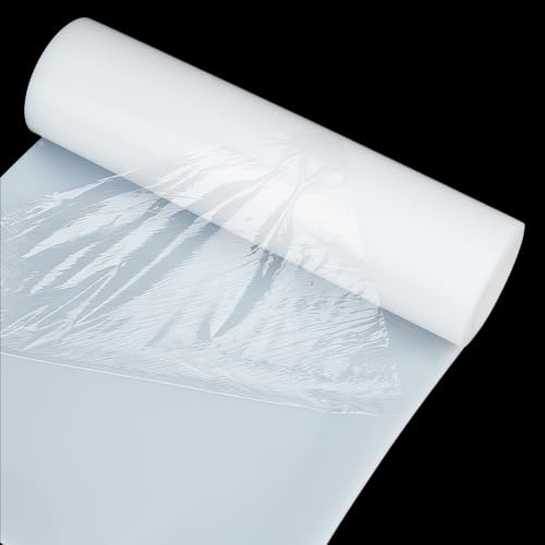 BENECREAT Rotolo di Silicone 1m×0.3m, Foglio di Gomma Siliconica Traslucida, Tappetino In Silicone Durometro 60A per Guarnizioni Fai Da Te, Diy Artigianato, Pastiglie, Guarnizioni e Pavimenti