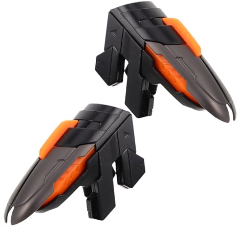 POPETPOP Controller da Gioco per Smartphone Dita Grilletto Mobile Anti-rinculo per Fps Joystick Multifunzione Ergonomico per Azioni Sincrone e Compatibilità