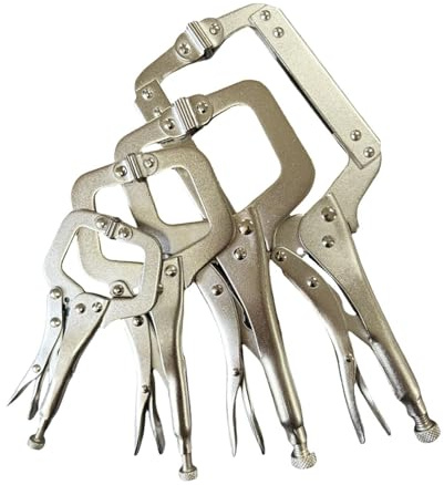 diwedaso Pinze a morsetto regolabili a C progettate per il comfort e il controllo di progetti di lavorazione del legno e applicazioni elettriche Pinze morsetto