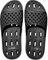 Ranberone Shower Slippers for Women Men Quick-Drying Shower Shoes Anti-Slip Bathroom Slippers Swimming Pool Beach Sliders Summer Sandals Black 9 UK