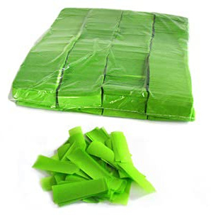 Super FX Coriandoli in Carta rettangolari 2x5 cm Confezione da 1 kg (Confezione Singola (1 kg), Verde Chiaro)