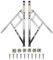 Genius® 16'' (400mm) Retrofit UPVC Window Friction Stay Hinges Top Hung/Side Hung (One Pair)