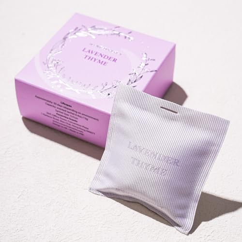 Cocorrína Duftsäckchen Kleiderschrank- Lavendel-Thymian Autoduft Scented Sachet, Auto Lufterfrischer Sachets für Schubladen und Schränke Raumduft