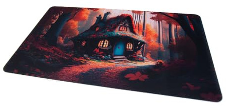 Kartenspielmatte kompatibel mit Lorcana TCG - Häuschen 24 x14 / 61x35,5 cm