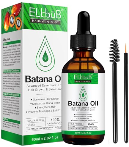 Batana Öl für Haare - Bio-Haaröl für Wachstum und Reparatur von trockenem, geschädigtem Haar, Pflegeöl für Gesicht und Körper