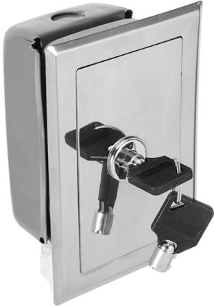 jojofuny Rolling Door Switch Box for Garage Door Lift Switch Manual Control Key Setup