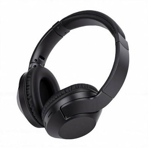 Zunate Cuffie Bluetooth Over Ear, Cuffie HiFi con Driver da 40 mm per Registrazione Mixaggio Podcasting, Padiglioni Rotanti di 90° per Appassionati di Musica, 60 Ore Batteria