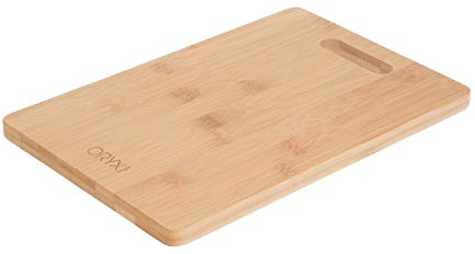 Tabla Cortar Cocina Fabricada En Madera De Bambu 100% Con Asa 30x20 cm.Tabla Cortar,Carne Pescado,Verduras,Frutas,Alimentos