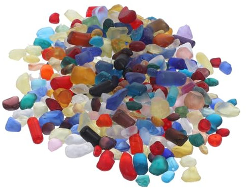 minkissy 1 Juego Grava De Acuario Micro Paisaje Rocas De Acuario Rocas De Pecera Piedras De De Río Vidrio De Mar para Manualidades Grava Caída Arena De Cristal Jardín Zen Jugoso