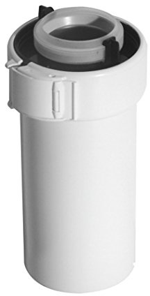 UBBINK-Conduit Sekurit 60 100 PPTL PVC Longeur 250 mm. condensation Gaz Fioul Blanc Réf. 229301