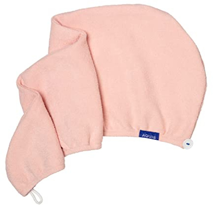 AQUIS Hair Wrap Hair-Drying Tool, Water-Wicking, Ultra-Absorbent Recycled Microfiber