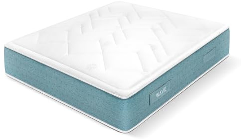 WIN REST Colchón Muelles Ensacados 105X180, Efecto Frio, Disipa el Calor Corporal, Modelo Wave, Altura 29 cm, Gran Adaptabilidad, Doble Cara Reversible, Hipoalergénico, Hecho en España