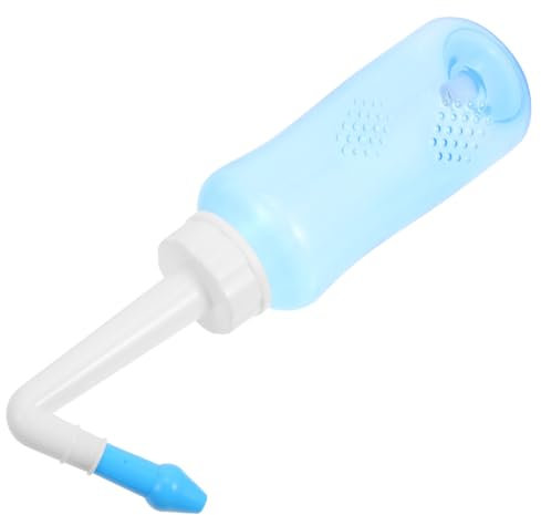 PACKOVE Botella De Enjuague Nasal Portátil De 300 Ml Para Hombres y Mujeres Sistema De Irrigación Nasal Válvula Manual Ajustable Dispositivo De Lavado De Senos Paranasales Uso Diario