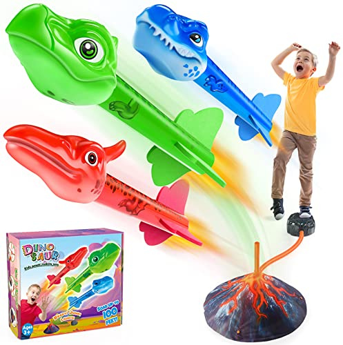 HappyKidsClub Regalo Niño 3-10 Años, Cohete Juguetes Niños 3-12 Años Juegos Exterior Niños Jardin 3-11 Años Juegos Infantiles Aire Libre para Niños Regalos Navidad Cumpleaños Niños