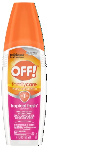 Off! Skintastic Insect Repellent, Tropical Fresh, Family , 6 fl oz (177 ml)