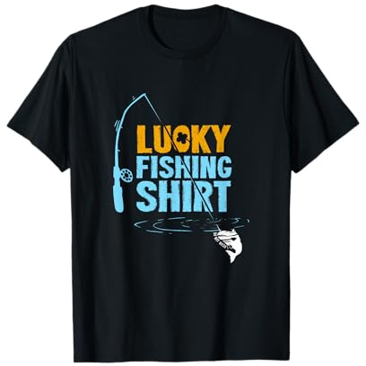 This is My Lucky Fishing Fisherman's Favorite Artwork T-Shirt
