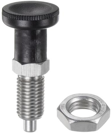 QUARKZMAN Poussoir à Bille à Ressort à Embout Sphérique à Emboîtement M12 en Acier Inoxydable, Poussoir à Index Rétractable Sans Verrouillage Équipement Industriel Et Goupille Positionnement