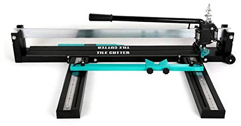 Tile Cutter, TOPWAY 31 Inch 800mm Professional Heavy Duty Manual Tile Cutter with Single Slide Rail and Laser Guide, All-Steel Frame, for Precision Cutting Porcelain Tiles 347702