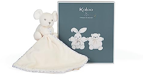 KALOO Perle Doudou Câlin Souris Crème 20 cm K969957