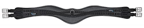 Shires ARMA Anti-Chafe Anatomical Girth with Elastic - Black 46